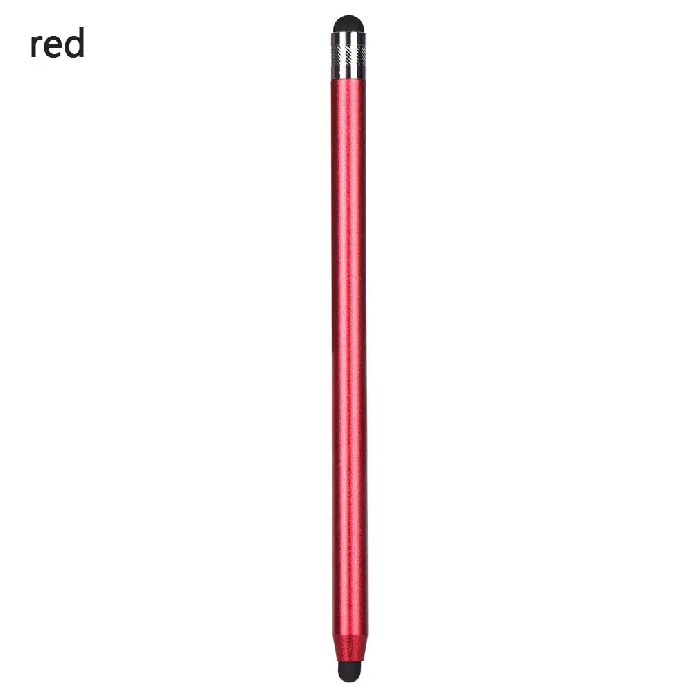 14cm Universal Pencil Double Dual Silicon Head Touch Capacitive Screen Stylus Caneta Capacitiva Pen For Ipad Tablet Smartphone