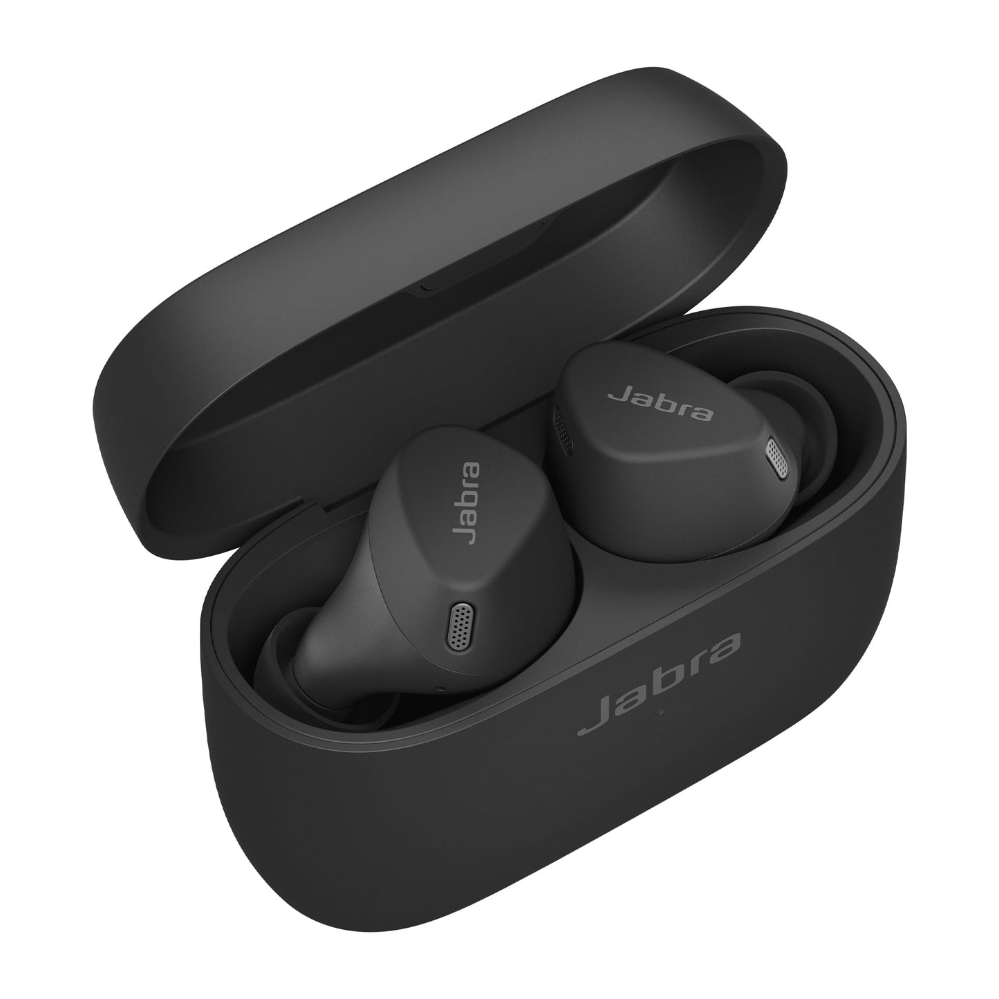 Jabra Elite 4 Écouteurs intra-auriculaires Bluetooth actifs écouteurs sans fil avec ajustement sportif sécurisé 4 microphones intégrés suppression active du bruit technologie Hearthrough réglable noir