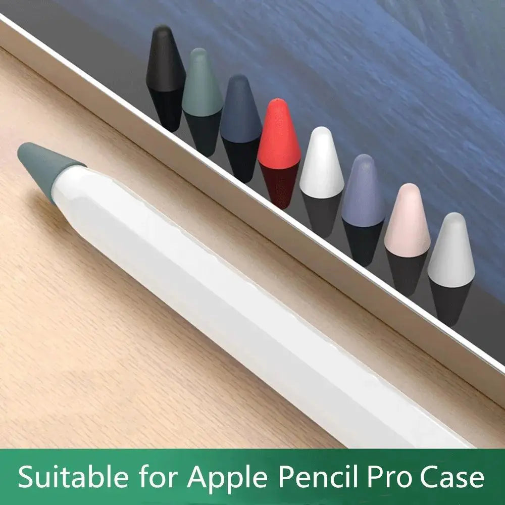 8pcs For Apple Pencil Tip Silicone Case Replacement Tips Case For Apple Pencil 1st 2nd Nib Protector Cover Stylus Pen Tip USB C